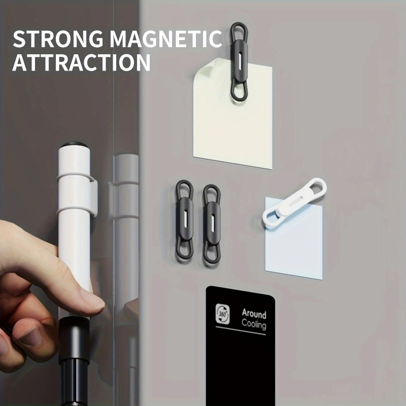 Office Tech Gadgets - 2-6pcs Magnetic Pen Pencil Holder Silicone