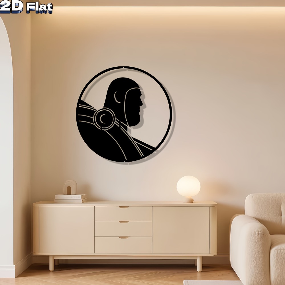Tech Office Wall - CIFbuy ModernRobot Metal Wall Art Iron
