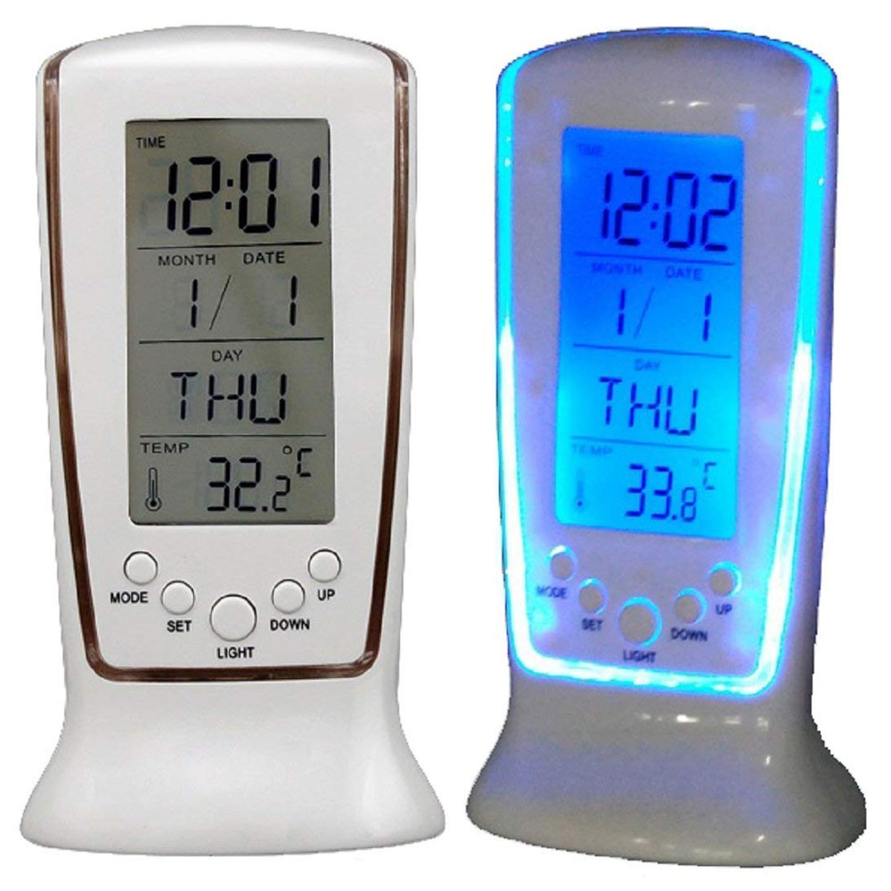 Office Tech Gadgets - Calendar Clock Digital LED Clock Desktop