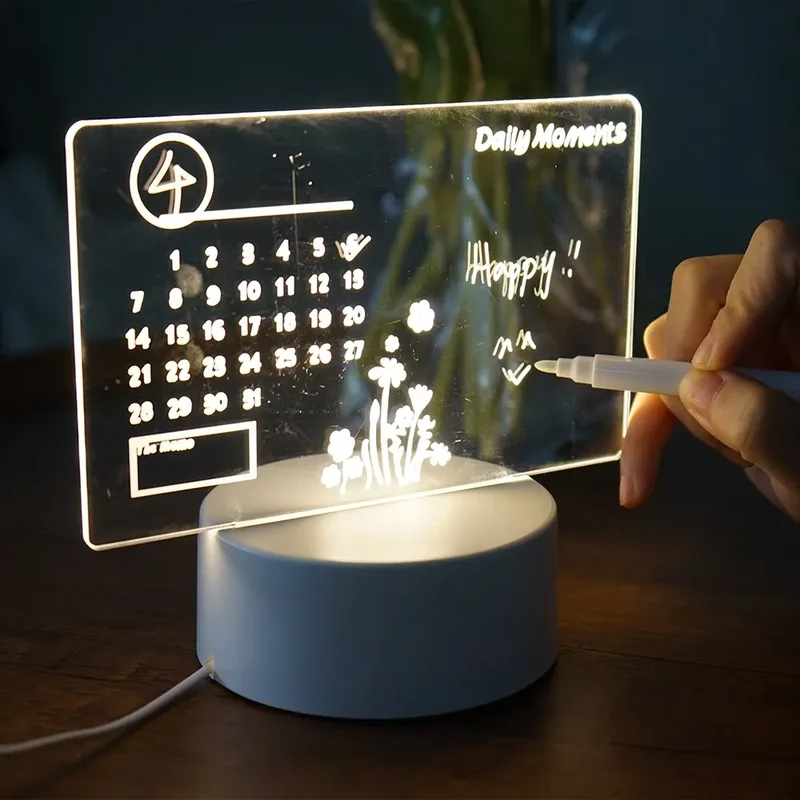 Office Tech Gadgets - Re-writable Acrylic Message Board | Creative