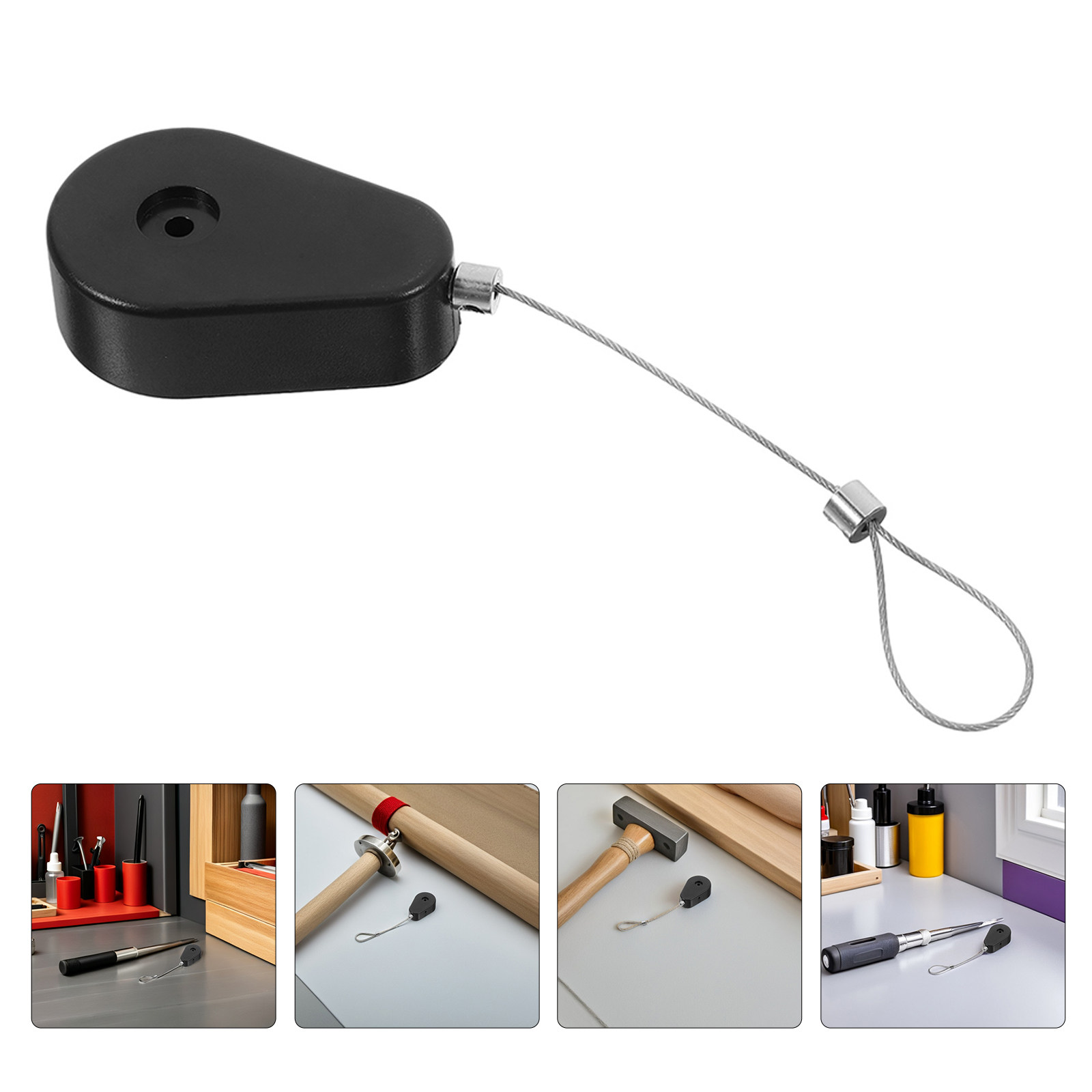 Cable Lock Laptop - 4Pcs Retractable Security Cable Lock Telescopic