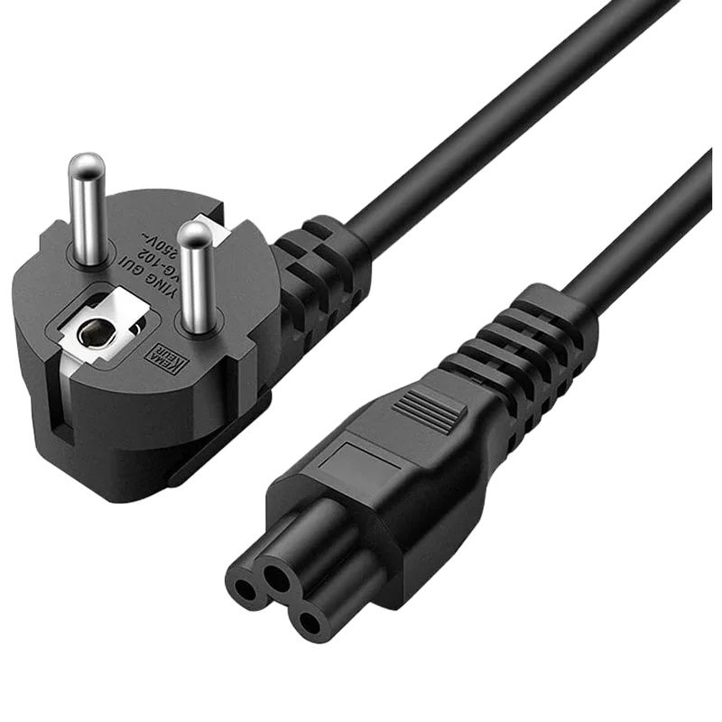 Cable Lock Laptop - 1.5M EU Universal Laptop 3-pin Charger