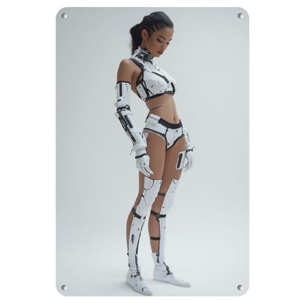 Tech Office Wall - Futuristic Iron Wall Art - Sleek