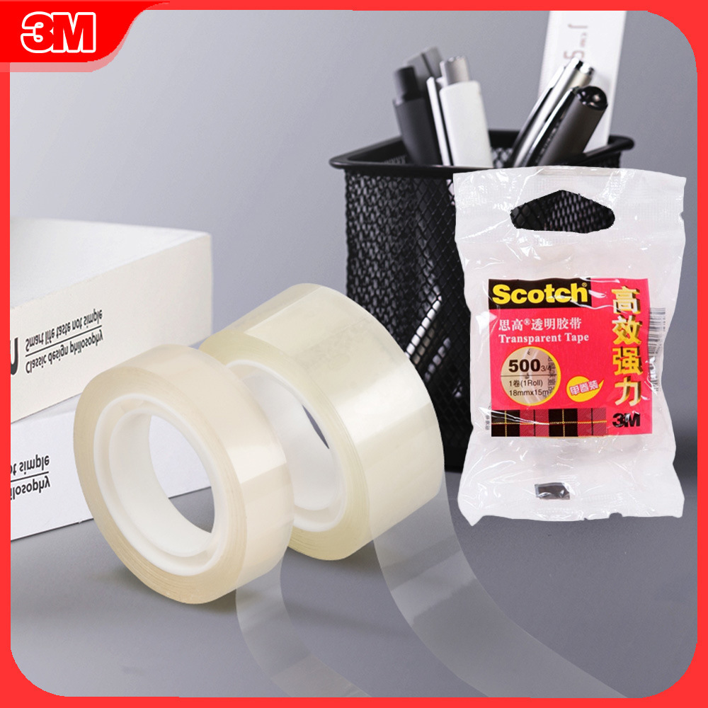 Office Technologies - 3M Scotch 500 Transparent Tape High-Efficiency