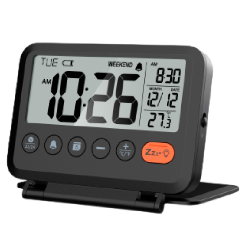 Office Tech Gadgets - NOKLEAD Home Digital LCD Thermometer Clock
