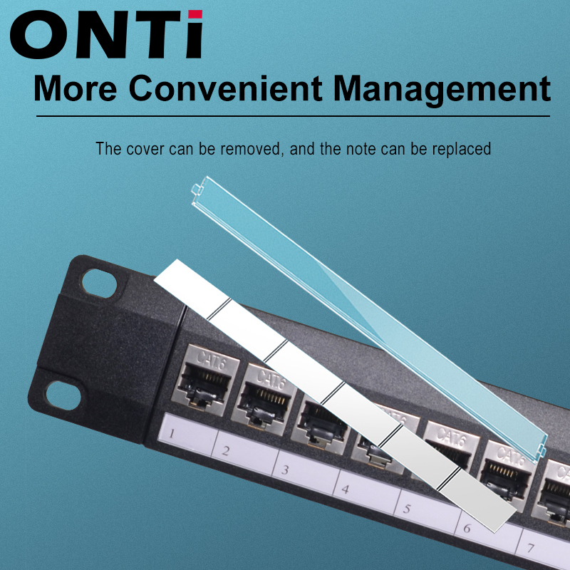 ONTi 19in 1U Rack 24 Port CAT6 - огляд і ціна Patch Panel Cat6