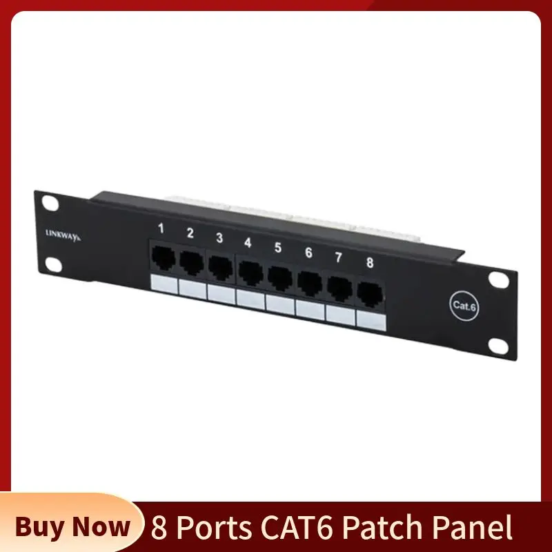 Network Adapter 8 Port CAT6 Pa - огляд і ціна Patch Panel Cat6