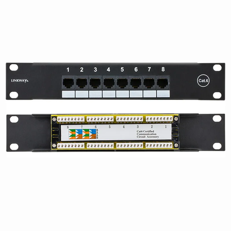 Network Adapter 8 Port CAT6 Pa - огляд і ціна Patch Panel Cat6
