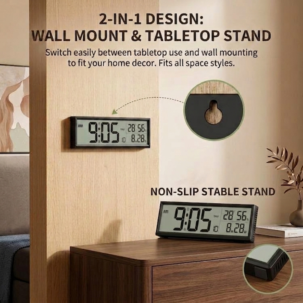 Digital Alarm Clock with Temp  - огляд і ціна Office Tech Gadgets