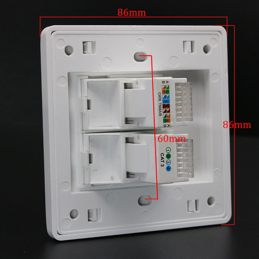 Xintylink RJ11 RJ45 Socket Jac - огляд і ціна Patch Panel Cat6