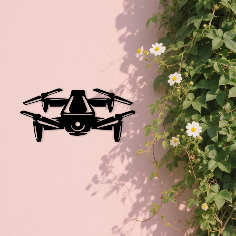 Drone Silhouette Metal Wall Ar - огляд і ціна Tech Office Wall