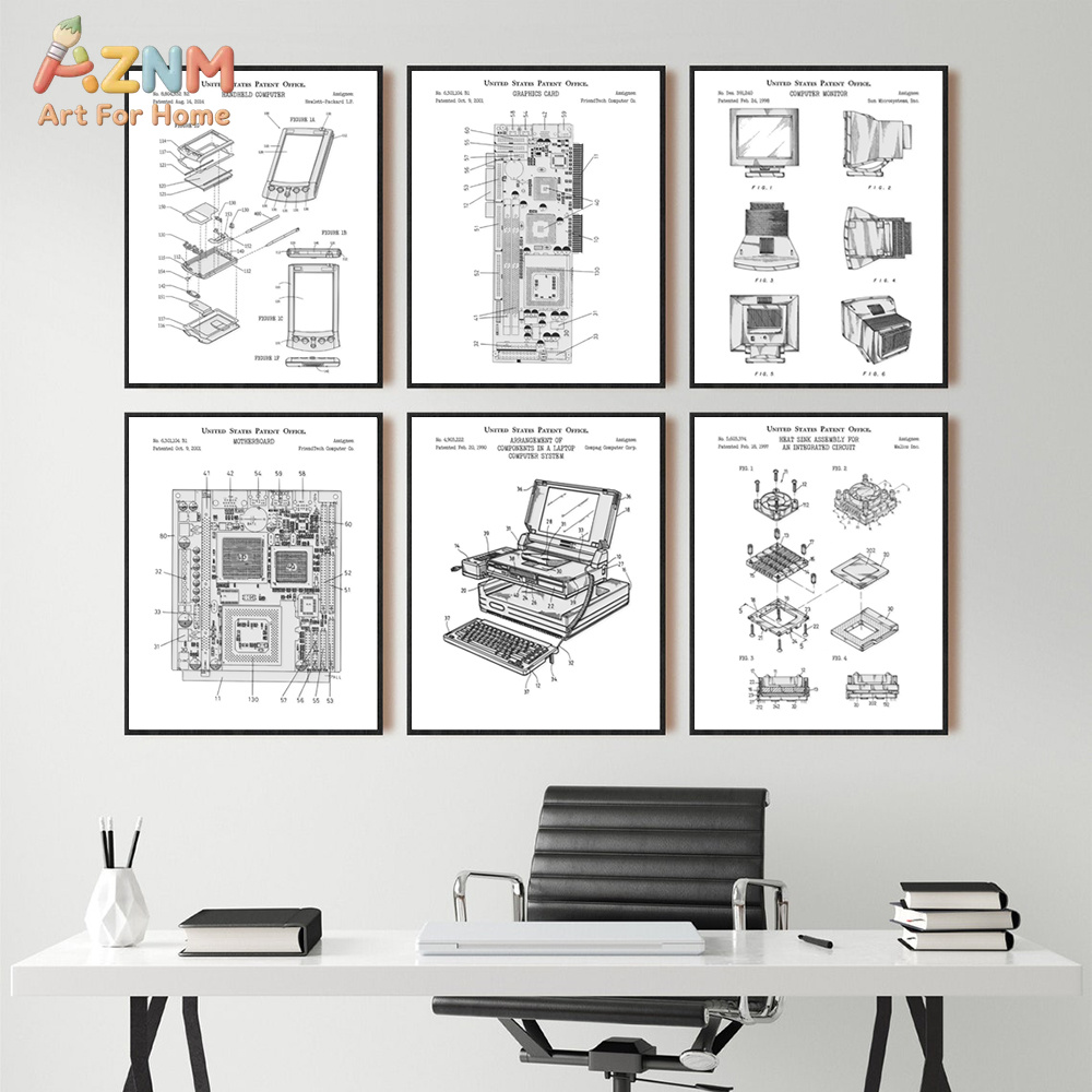 AZNM Computer Motherboard Pate - огляд і ціна Tech Office Wall
