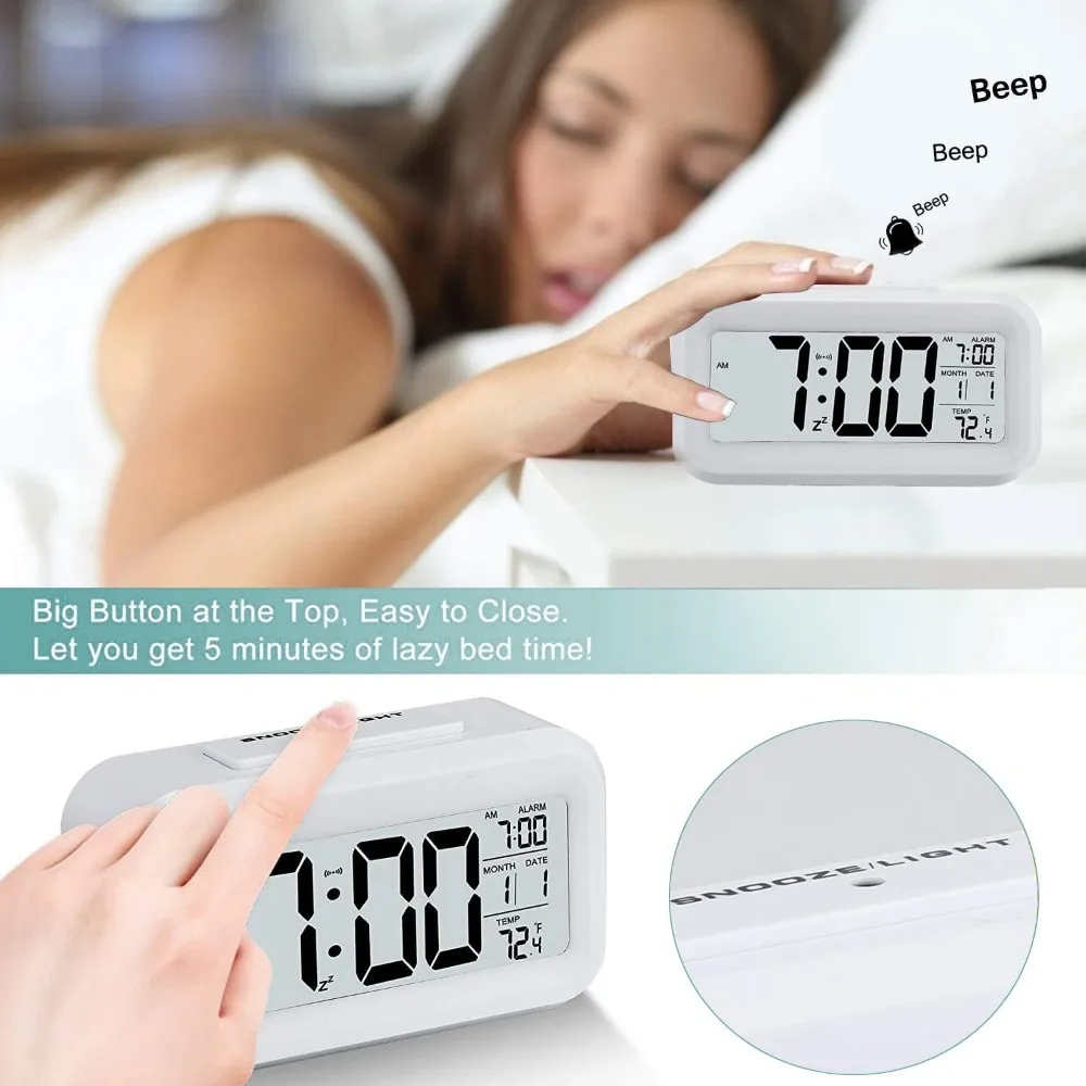 LED Electronic Digital Alarm C - огляд і ціна Office Tech Gadgets