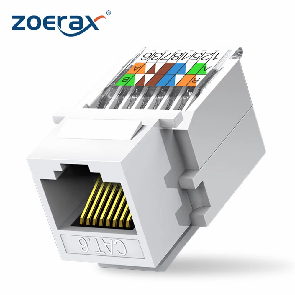 ZoeRax Cat6 RJ45 Tool-Less Key - огляд і ціна Patch Panel Cat6