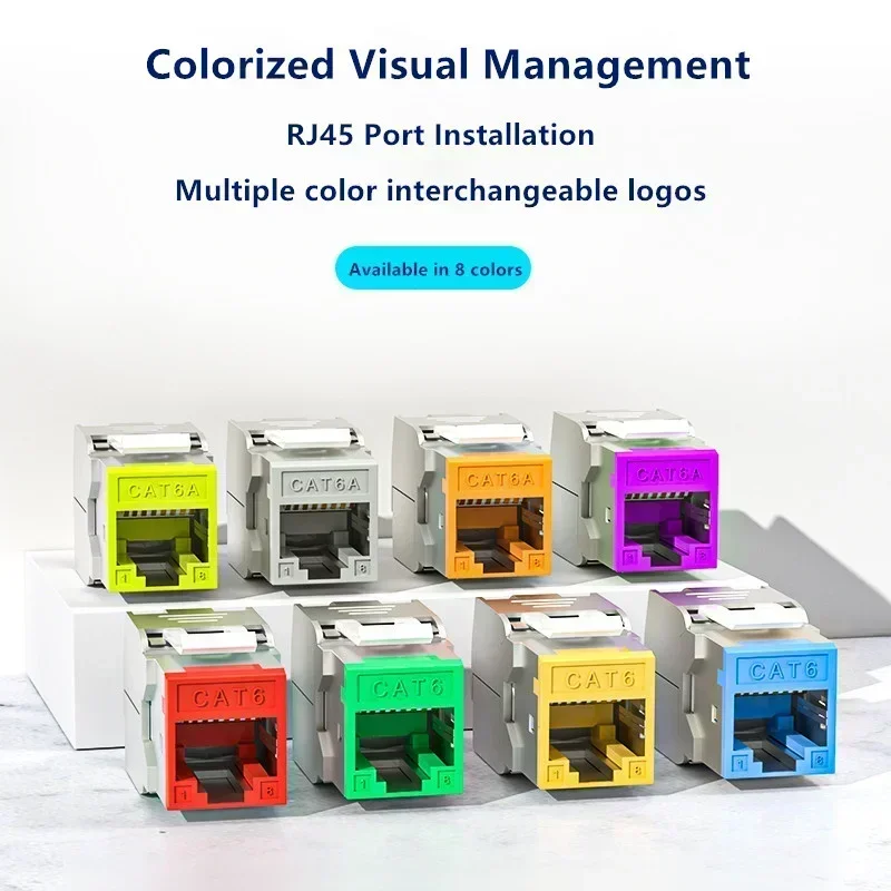 CAT6A Cat6 6 6A RJ45 Connector - огляд і ціна Patch Panel Cat6