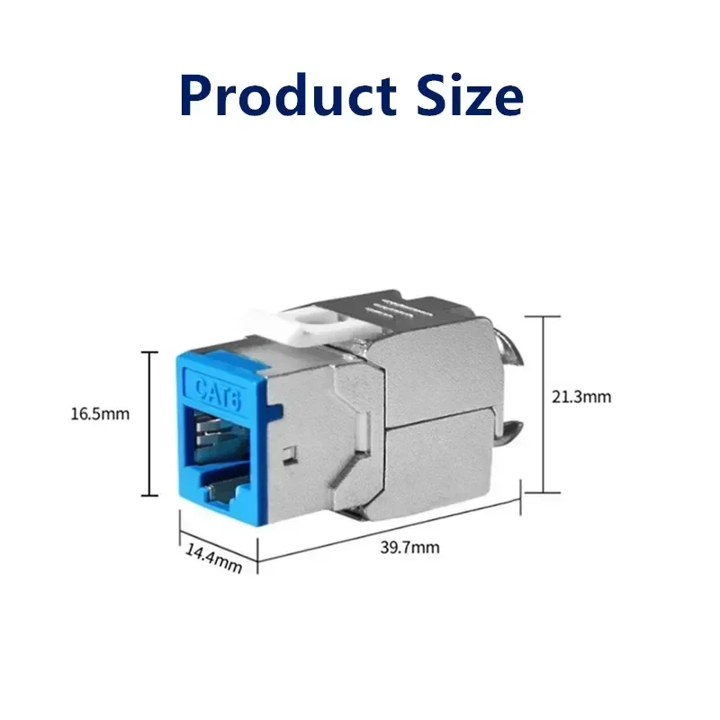 CAT6A Cat6 6 6A RJ45 Connector - огляд і ціна Patch Panel Cat6