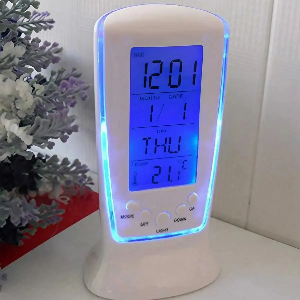 Calendar Clock Digital LED Clo - огляд і ціна Office Tech Gadgets