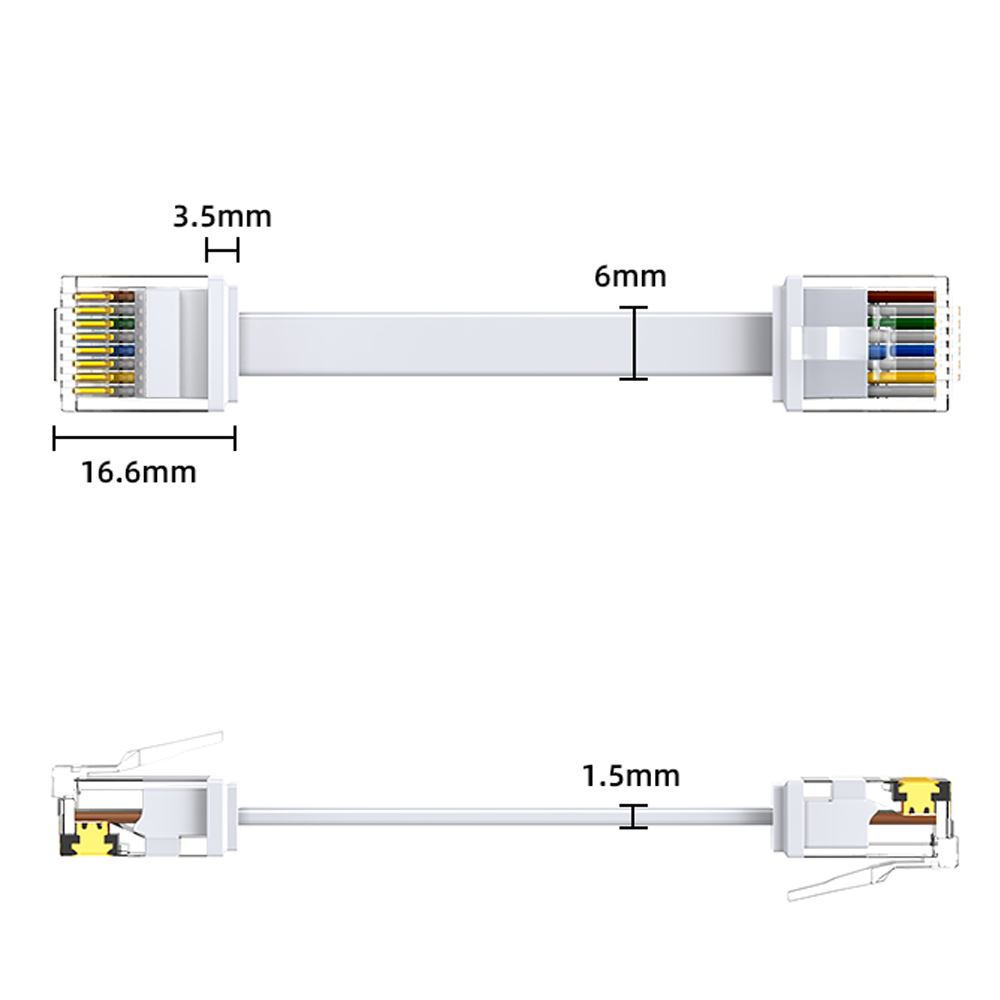 0.2m 0.3m 0.5m Cat6 Ethernet P - огляд і ціна Patch Panel Cat6