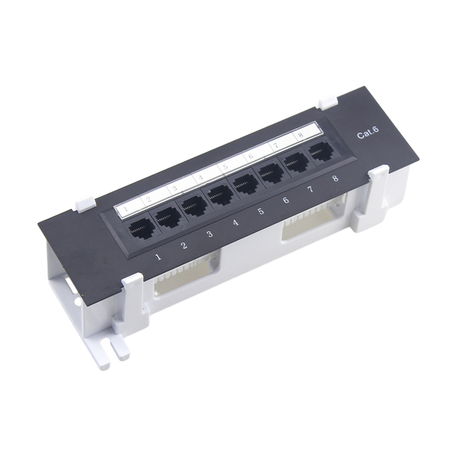 8Port Wall-Mounted Patch Panel - огляд і ціна Patch Panel Cat6