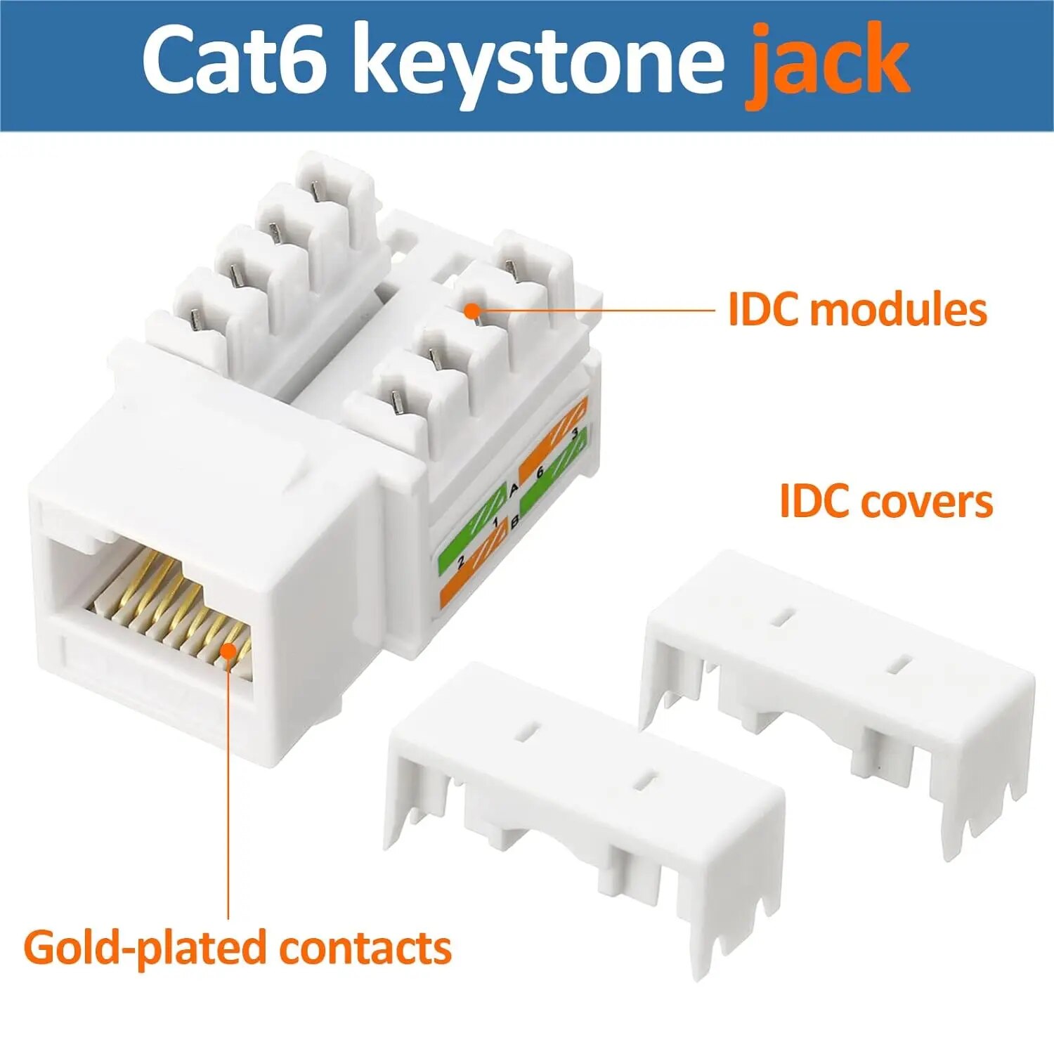 ZoeRax 10-Pack RJ45 Keystone J - огляд і ціна Patch Panel Cat6