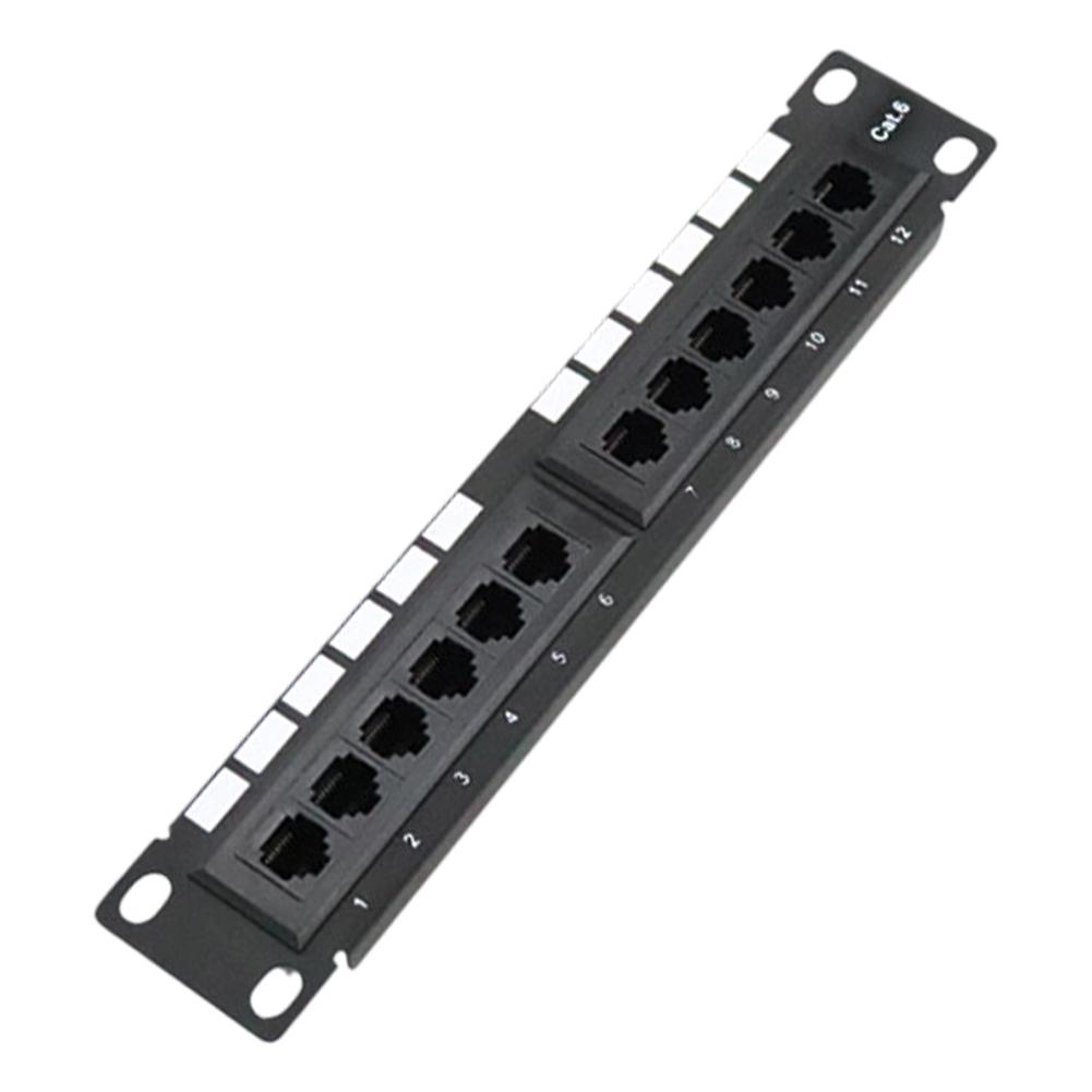 12 Port CAT5A CAT6 Wall Mount  - огляд і ціна Patch Panel Cat6