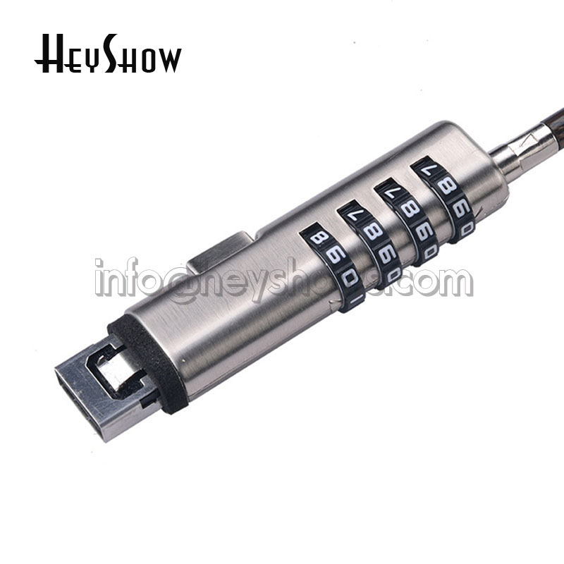 4-Digit Password Protected USB - огляд і ціна Cable Lock Laptop