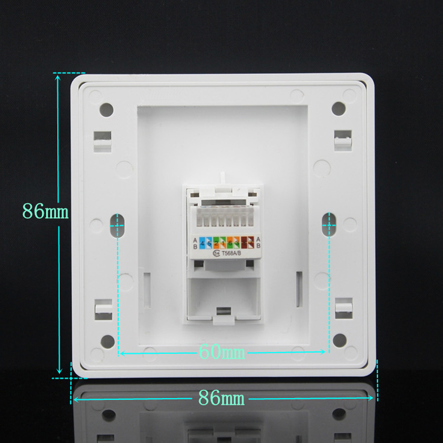 RJ45 Socket Network Panel Jack - огляд і ціна Patch Panel Cat6