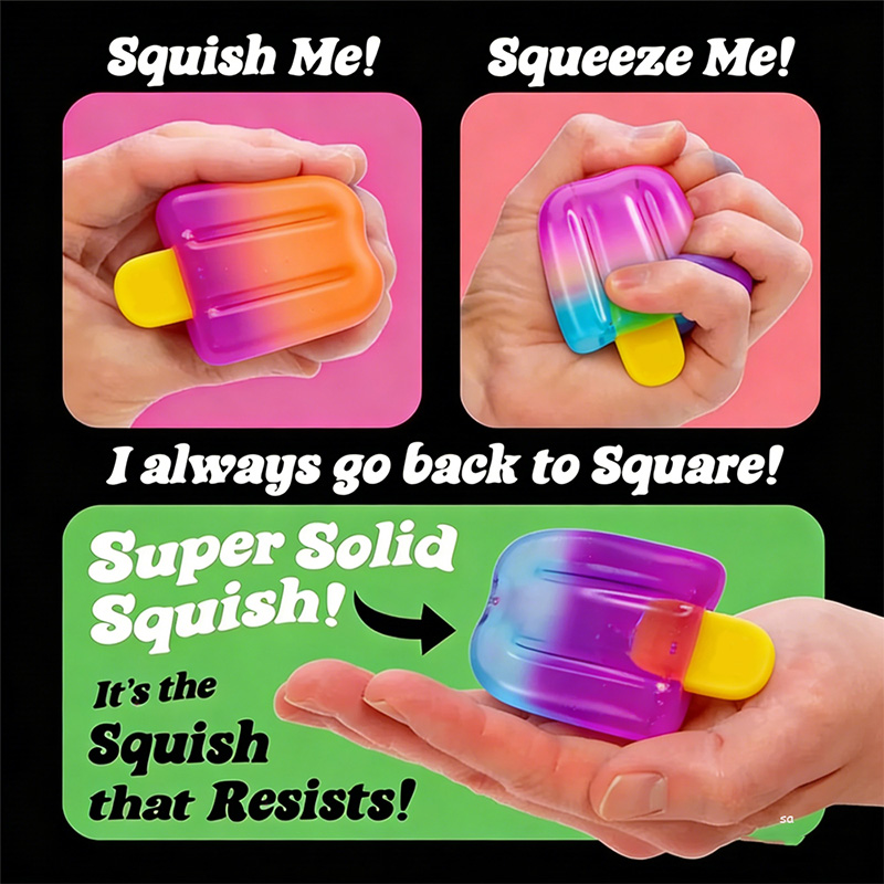1/3pcs Ice Cream Squishy Squee - огляд і ціна Office Tech Gadgets