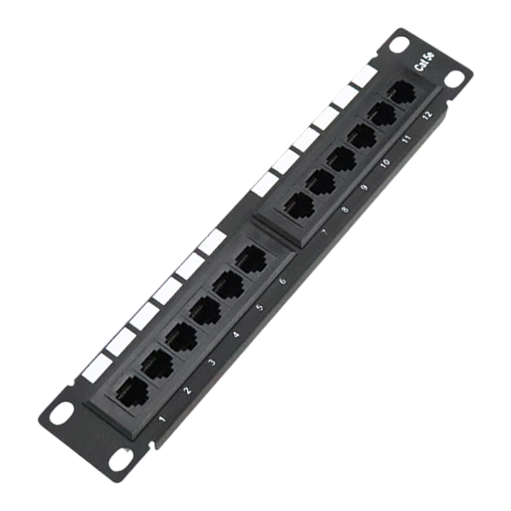 12-Port Wall Mounted Patch Pan - огляд і ціна Patch Panel Cat6