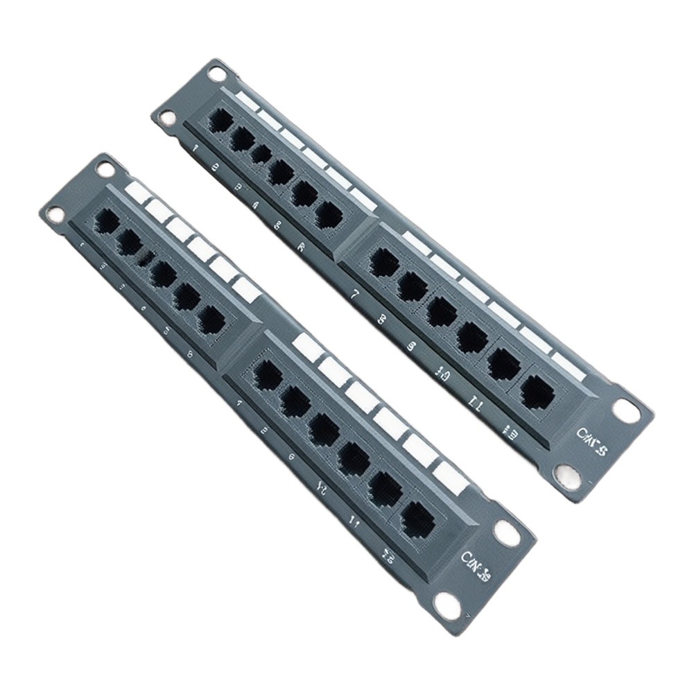 12-Port Wall Mounted Patch Pan - огляд і ціна Patch Panel Cat6