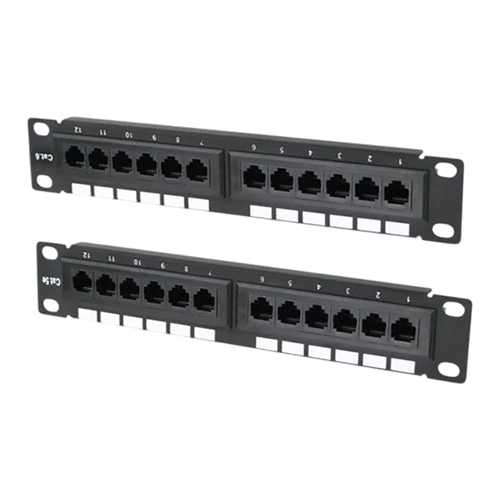12-Port Wall Mounted Patch Pan - огляд і ціна Patch Panel Cat6